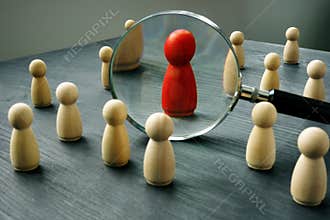 Dismissal and hiring people to work. Talent management