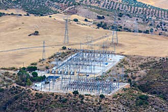 Electricity power distribution station