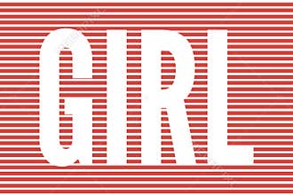 Girl slogan with gold glitter for fashion t shirt