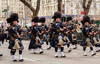 St. Patrick`s Day Parade in New York City March 16, 2019