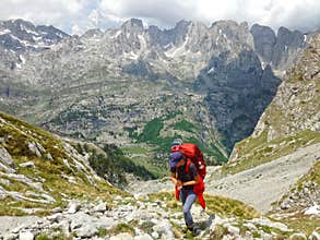 Mountains of the Albanian Alps