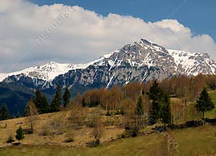 Carpathian mountain landscape