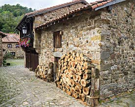 Barcena Mayor, Cabuerniga valley in Cantabria, Spain