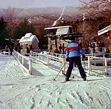 Skiers at Sugarbush Ski Resort in Vermont