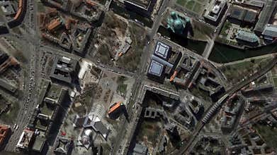 Earth Zoom In Zoom Out Berlin Germany