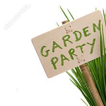 Garden party message