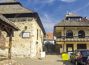 Old synagogue built of limestone.