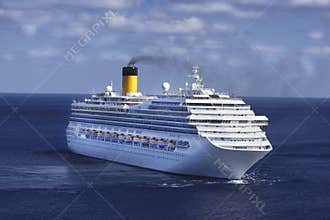 Cruise Ship in the Caribbean