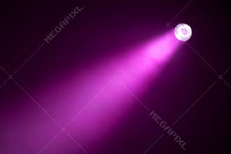 Purple spotlight