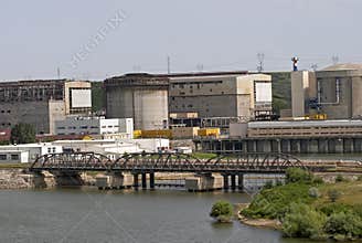 Reactors from Cernavoda nuclear power plant.