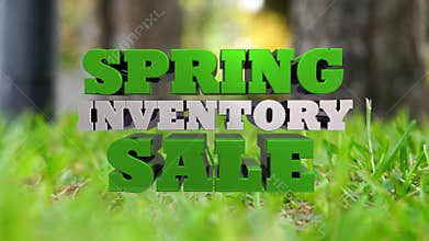 Spring Inventory Sale - Marketing and Advertising