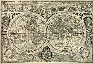 Antique world map