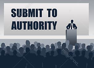 Submit to authority