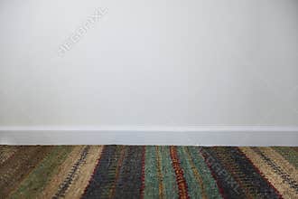 An empty room branding design