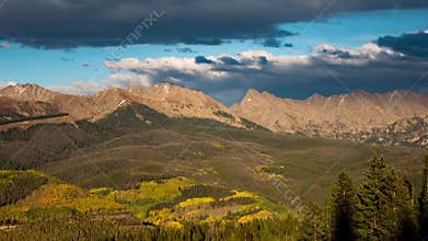 Gore Range Vail Colorado time lapse