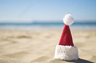 Santa is on a summer holiday