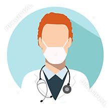 Doctor web icon therapist avatar