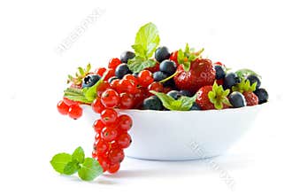 Bowl with berries
