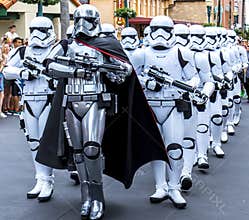 Disney world Orlando Florida Hollywood studios Star wars storm troopers stormtroopers