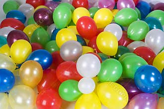 Many balloons