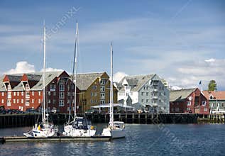 Waterfront at Tromso, Norway