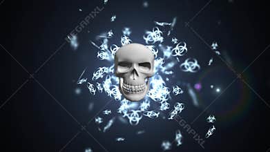 Biological contamination of the area. The Danger of Biohazard