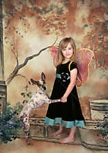 Butterfly Girl Portrait
