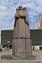 Momument for the Latvian Riflemen in Riga, Latvia