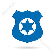 Police authority vector badge