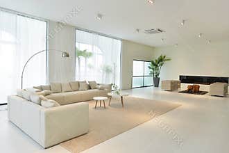 Living room interior of modern home
