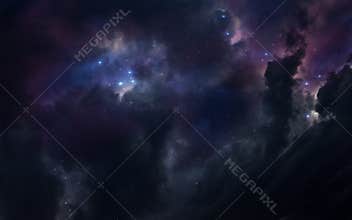 Space science fiction image. This image elements furnished by NASA