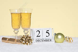Christmas party still life