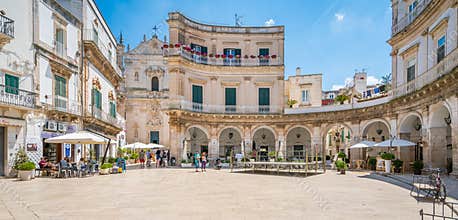 Summer morning in Martina Franca, province of Taranto, Apulia, southern Italy.
