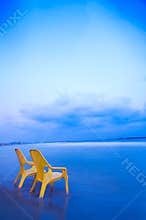 Relaxing at the beach (Vertical)