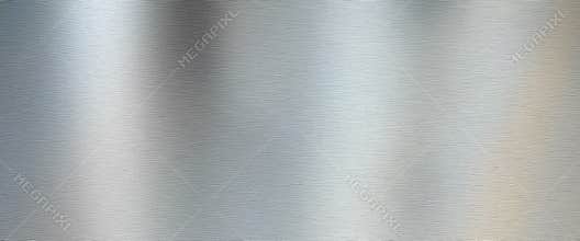 Silver brushed metal texture