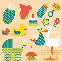 Cute Baby Girl Icons