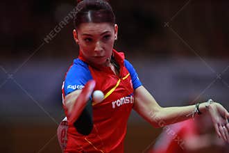 SZOCS Bernadette Cynthia from Romania top spin