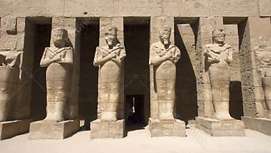Temple of Karnak Statues, Ancient Egypt, Travel
