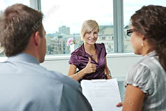 Successful job interview
