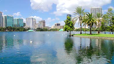 Lake Eola Park Downtown Orlando Florida