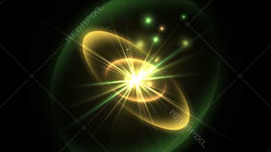 4k tech science energy radiation rays ripples star explosion,particle fireworks.