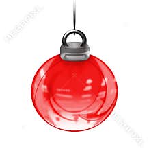 Abstract xmas ball