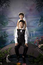 Chinese brother and sister