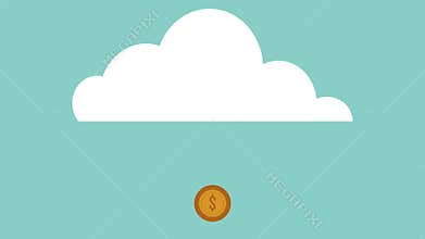 Money cash icons