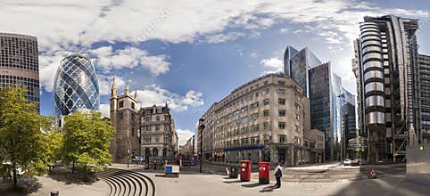 London financial district
