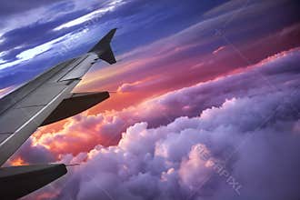 Wing of an airplane