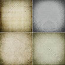 Collection antique vintage paper textures