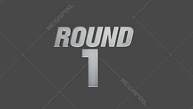 Round 1 animated text