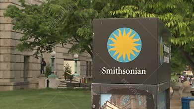 Smithsonian Institue Sign in Washington, D.C.