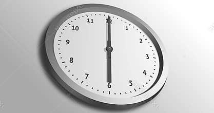 Clock Spinning 24 Hours Loop